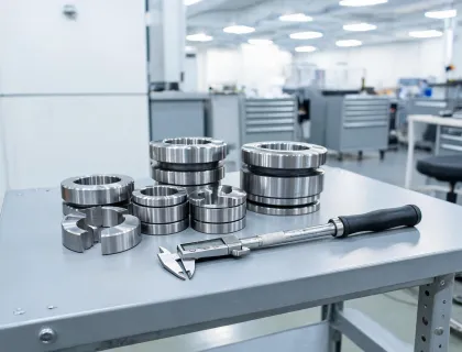 Shrink disc inspection bench